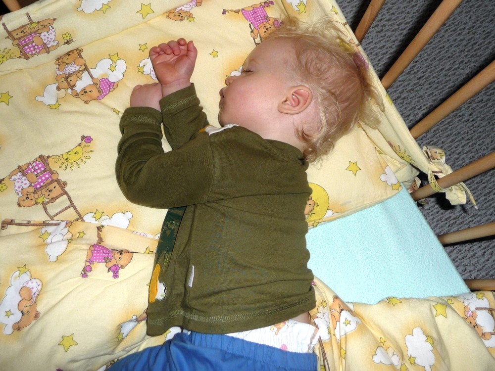 Největší andílek jsem když spinkám.